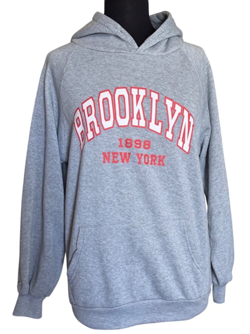 SHEIN Brooklyn 1898 New York Sweatshirt Hoodie 100% Polyester Women's Size S